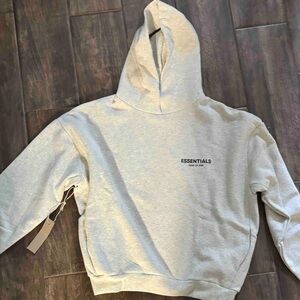 Essentials Heather Gray Hoodie
